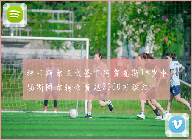 纽卡斯尔正式签下阿贾克斯18岁中场斯图尔转会费达2300万欧元